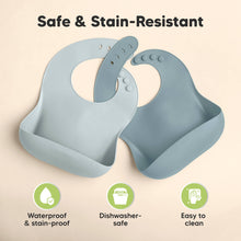 Load image into Gallery viewer, 2-Pack Prep Silicone Bibs (Alps)
