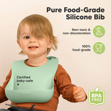 Load image into Gallery viewer, 2-Pack Prep Silicone Bibs (Mellow)
