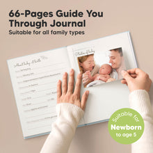 Load image into Gallery viewer, Sketch Baby First Years Memory Book (Sky Blue)
