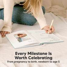 Load image into Gallery viewer, Sketch Baby First Years Memory Book (Sky Blue)
