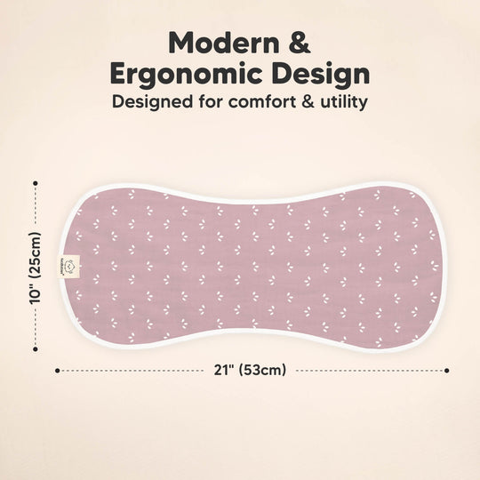 Softe Muslin Baby Burp Cloth (Blooms)