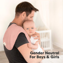 Load image into Gallery viewer, Softe Muslin Baby Burp Cloth (Mauve)
