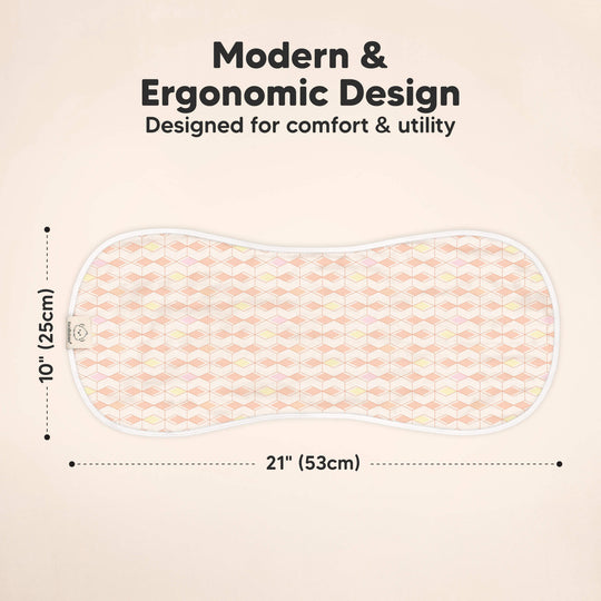 Softe Muslin Baby Burp Cloth (Prism)