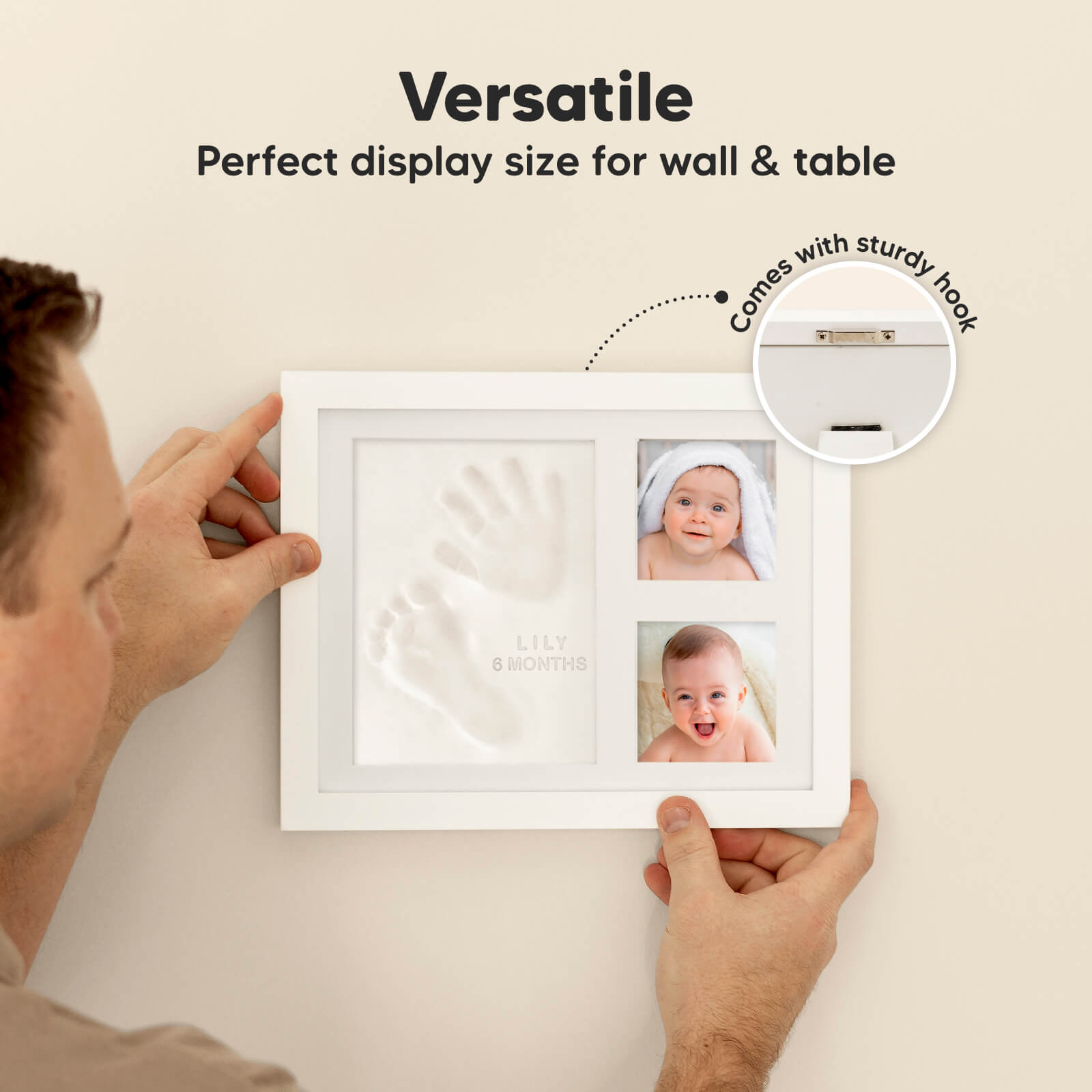 Versatile Perfect display size for wall & table 26501855314106