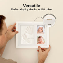 Load image into Gallery viewer, Baby Handprint &amp; Footprint Keepsake Solo Frame
