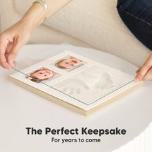 Load image into Gallery viewer, Baby Handprint &amp; Footprint Keepsake Solo Frame (Ash Wood)
