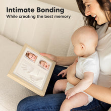 Load image into Gallery viewer, Baby Handprint &amp; Footprint Keepsake Solo Frame (Ash Wood)
