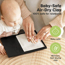 Load image into Gallery viewer, Baby Handprint &amp; Footprint Keepsake Solo Frame (Onyx Black)
