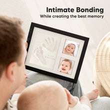 Load image into Gallery viewer, Baby Handprint &amp; Footprint Keepsake Solo Frame (Onyx Black)
