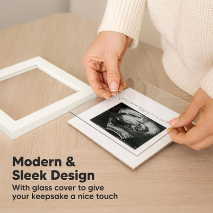 Modern & Sleek Design, with glass cover to give your keepsake a nice touch.
 30295765024954