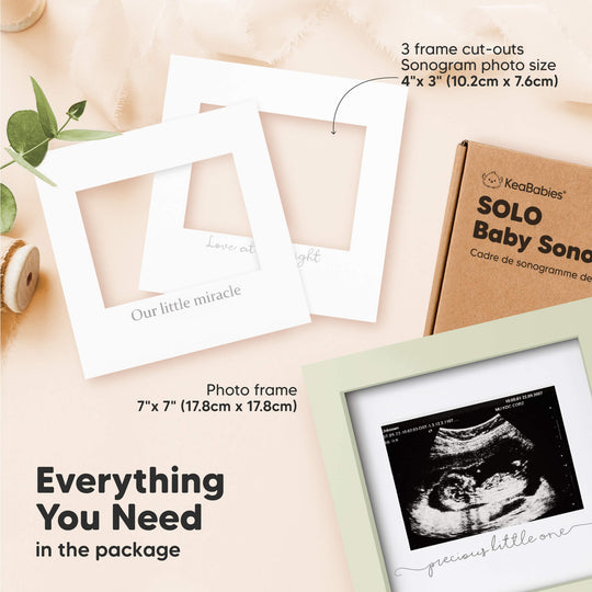 Solo Baby Sonogram Frame (Sage)