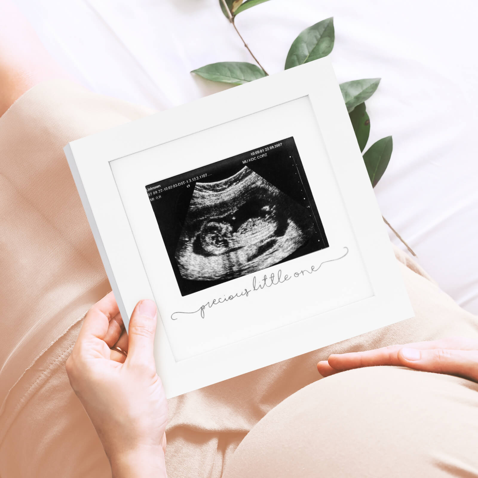 thumbnail image 2 of Little Blossoms By Pearhead Keepsake Chalkboard Baby Ultrasound Picture 2 of 11