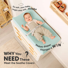 Load image into Gallery viewer, 2-Pack Soothe Changing Pad Covers (Pastel)
