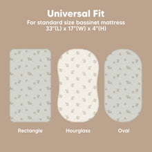 Load image into Gallery viewer, 2-Pack Soothe Fitted Bassinet Sheets
