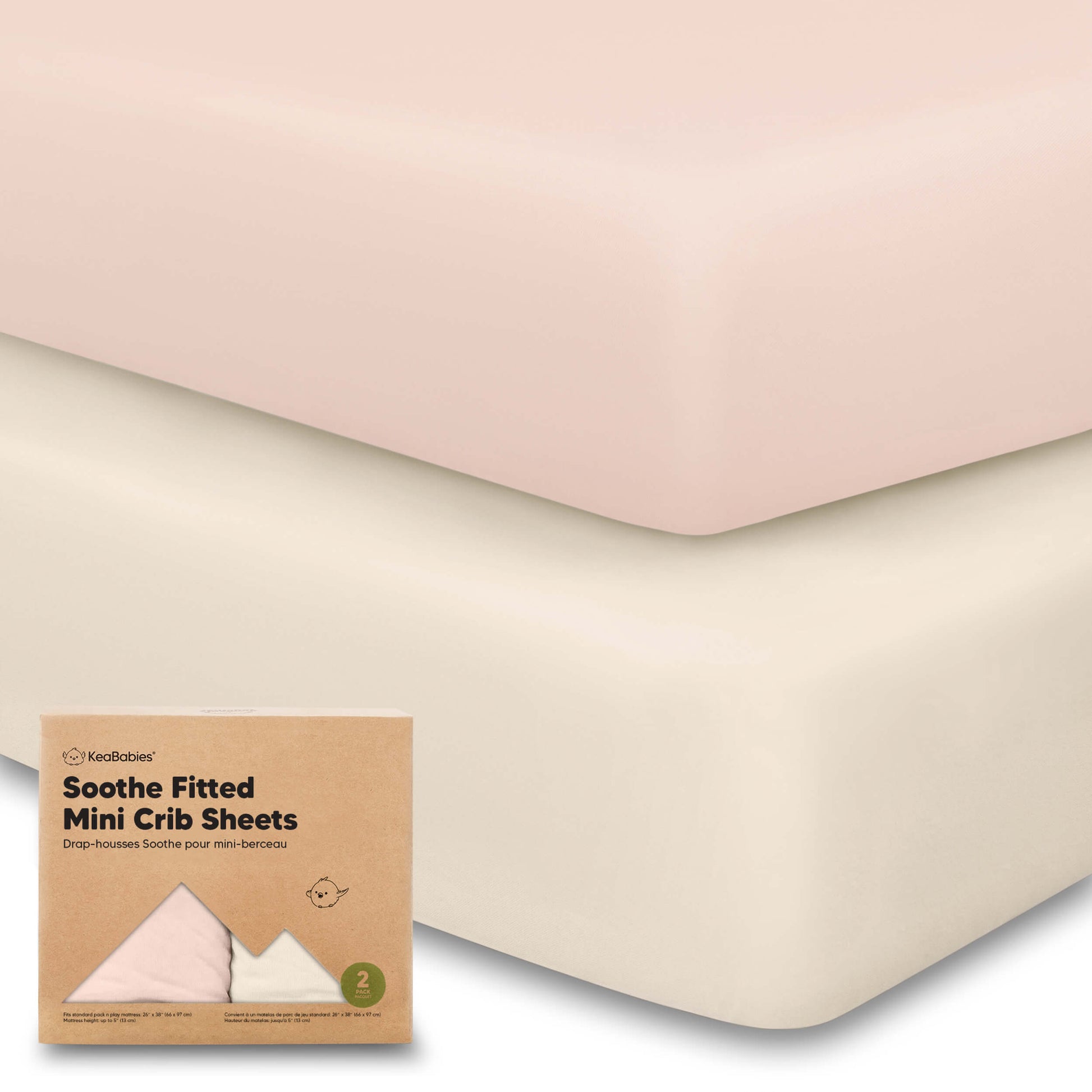 Soothe Fitted Mini Crib Sheet 26576636707002