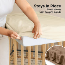 Load image into Gallery viewer, 2-Pack Soothe [Protect+] Waterproof Crib Sheets (Latte)
