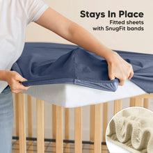 Load image into Gallery viewer, 2-Pack Soothe [Protect+] Waterproof Crib Sheets (Maritime)
