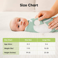 Load image into Gallery viewer, 3-Pack Soothe Zippy Swaddle Wrap (Sage)
