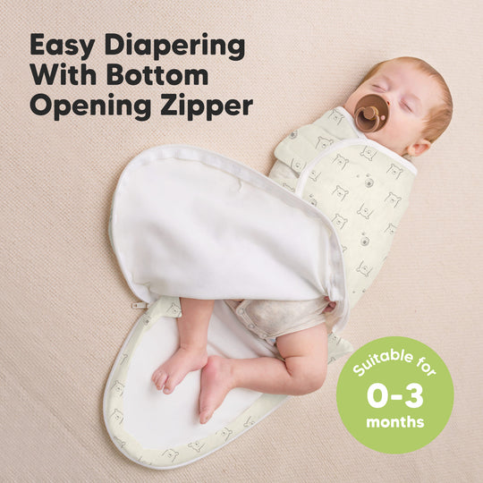 3-Pack Soothe Zippy Swaddle Wrap (Bumble Bear)