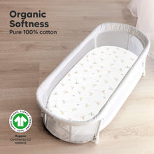 Load image into Gallery viewer, 2-Pack Soothe Fitted Bassinet Sheets (Meadow)
