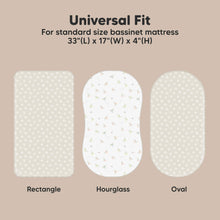 Load image into Gallery viewer, 2-Pack Soothe Fitted Bassinet Sheets (Meadow)
