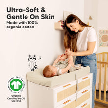 Load image into Gallery viewer, 2-Pack Soothe Changing Pad Covers (Cameo)
