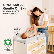 Load image into Gallery viewer, 2-Pack Soothe Changing Pad Covers (Sage)
