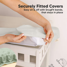Load image into Gallery viewer, 2-Pack Soothe Changing Pad Covers (Sage)
