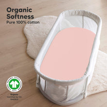 Load image into Gallery viewer, 2-Pack Soothe Fitted Bassinet Sheets (Rose)
