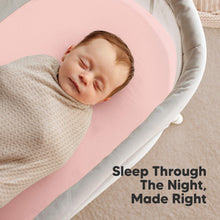Load image into Gallery viewer, 2-Pack Soothe Fitted Bassinet Sheets (Rose)
