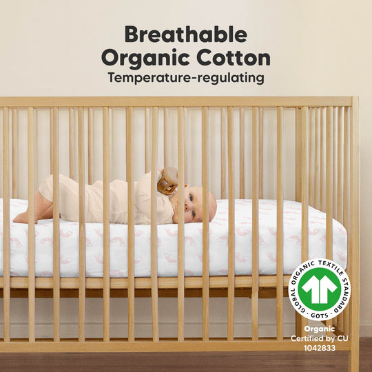Soothe Fitted Crib Sheet (Dreamland)