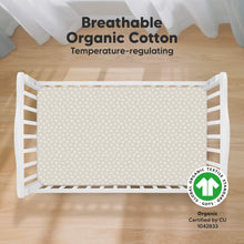 Load image into Gallery viewer, Soothe Fitted Crib Sheet (Meadow)
