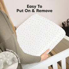 Load image into Gallery viewer, Soothe Fitted Crib Sheet (Meadow)
