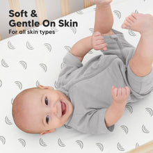 Load image into Gallery viewer, Soothe Fitted Crib Sheet (Rainbow)

