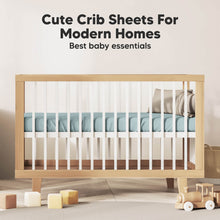 Load image into Gallery viewer, Soothe Fitted Crib Sheet (Toasty)
