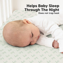 Load image into Gallery viewer, Soothe Fitted Crib Sheet (Fleur)
