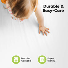 Load image into Gallery viewer, Soothe Fitted Mini Crib Sheet (Rose)
