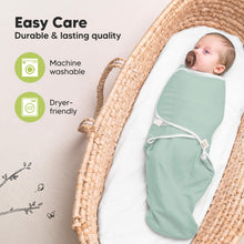 Load image into Gallery viewer, 3-Pack Soothe Swaddle Wraps (Sage)
