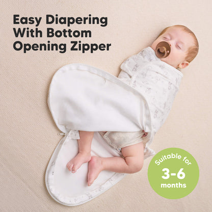 Easy Diapering With Bottom Opening Zipper, Suitable for 3-6 months 32130178187450