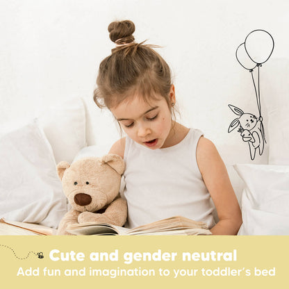 Cute and gender neutral
Add fun and imagination to your toddler’s bed 30997431943354