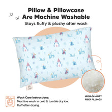 Load image into Gallery viewer, Toddler Pillow with Pillowcase (Enchanted Frost)
