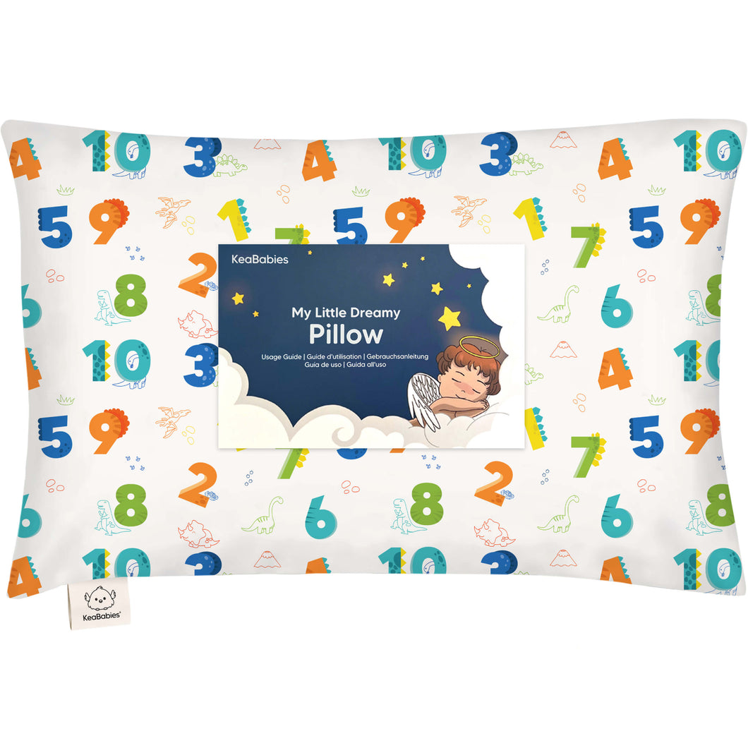 Toddler Pillow with Pillowcase (Dino123)