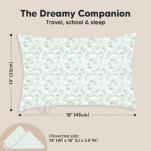 Load image into Gallery viewer, Toddler Pillow with Pillowcase (DinoBloom)
