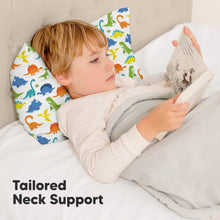 Load image into Gallery viewer, Toddler Pillow with Pillowcase (Happy Dino)
