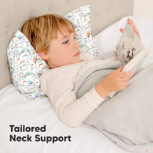 Load image into Gallery viewer, Toddler Pillow with Pillowcase (Roadway)
