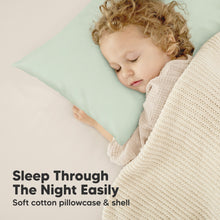 Load image into Gallery viewer, Toddler Pillow with Pillowcase (Sage)
