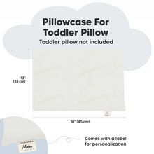 Load image into Gallery viewer, Printed Toddler Pillowcase 13X18&quot; (Pearl Gray)
