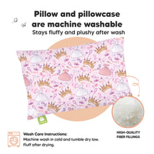 Load image into Gallery viewer, Toddler Pillow with Pillowcase (Dear Princess)
