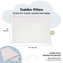 Load image into Gallery viewer, Toddler Pillow with Pillowcase (Flutter)
