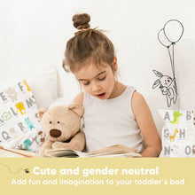 Load image into Gallery viewer, Cute and gender neutral
Add fun and imagination to your toddler’s bed
